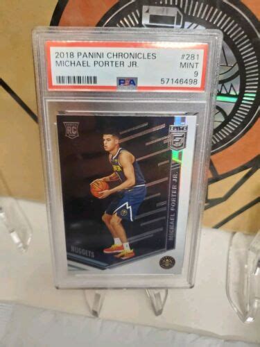 Panini Chronicles Elite Michael Porter Jr Nuggets Rc Rookie