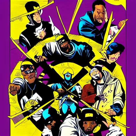 Wu Tang Clan Album Art Comicbook Art Masterpiece By Stable Diffusion