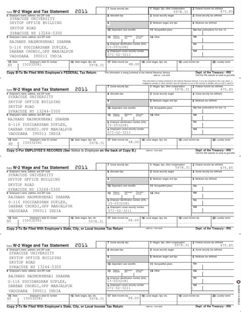 W 2 Pdf Social Security United States Federal Insurance Contributions Act Tax