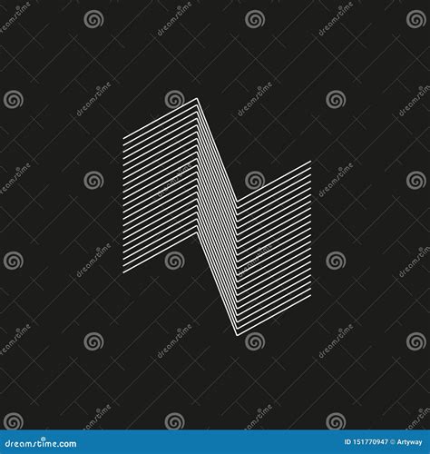 Fonte Geom Trica Isom Trica Linha Letra Z Do Estilo Da Mistura Projeto