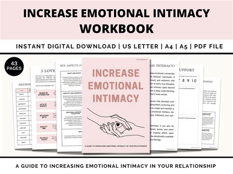 Emotional Intimacy Workbook Relationship Intimacy Therapy Couples