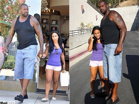 Shaquille O Neal O Gigante Do Basquete Namora Mulher 60 Cm Menor