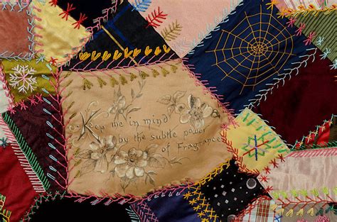 Victorian Crazy Quilt Crazy Quilts Crazy Patchwork Crazy Quilt Stitches