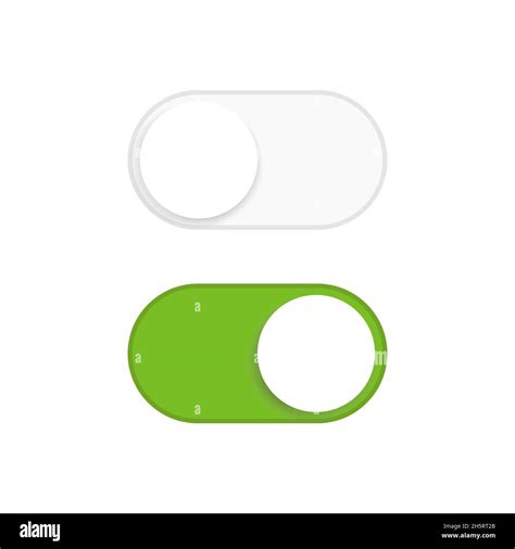 Switch Button On And Off Icon Isolated Vector Illustration Stock