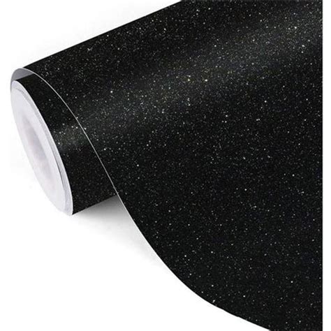 Papel De Parede Contact Glitter Preto Black Dac 0 45 X 2 Metros Papel