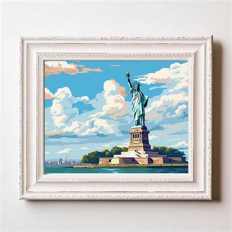 Statue of Liberty PRINTABLE Digital Downloadable Print Landmarks and ...