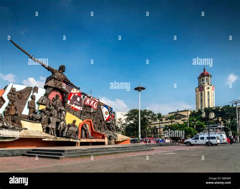 Famous Andres Bonifacio Shrine Monument Landmark In Central Manila City