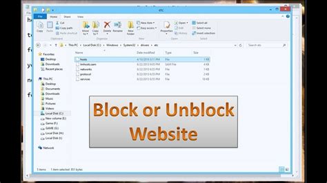 How To Block Any Website Without Software In Windows 10 Blocking