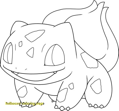 Bulbasaur Coloring Page At Getdrawings Free Download