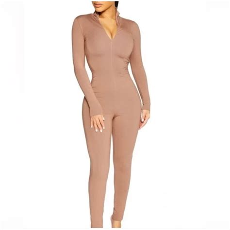 Naked Wardrobe Pants Jumpsuits Naked Wardrobe Zip It Good Butter