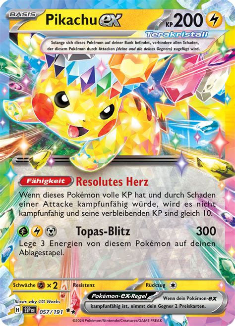 Pikachu ex 057 Wert Bild Künstler Seltenheit Pokemonkarte de