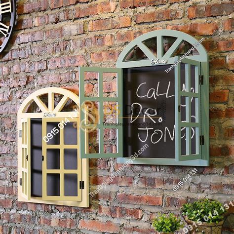 Cửa Sổ Gỗ Trang Trí Quán Cafe CS01 - DS Decor