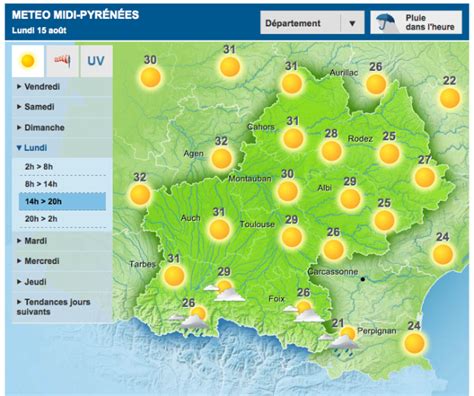 M T O Un Temps Id Al Toulouse Et Dans La R Gion Pour Le Week End Du