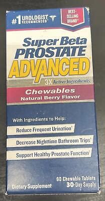 Super Beta Prostate Advanced Chewables Tablets Exp I Ebay