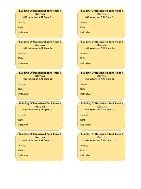 Safety Induction | PDF