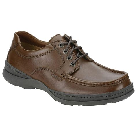 Clarks Line Vision Brown Leather Casual Lace Up Shoes Men From Charles Clinkard Uk