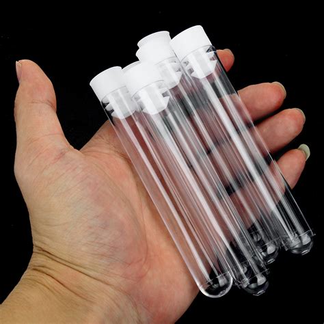 Other Gadgets Transparent Clear Plastic Test Tubes Vials With Push