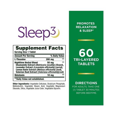 Nature S Bounty Sleep Melatonin Mg Mundo Verde Hn