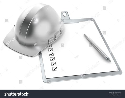 building inspector clip board   royalty  licensable stock