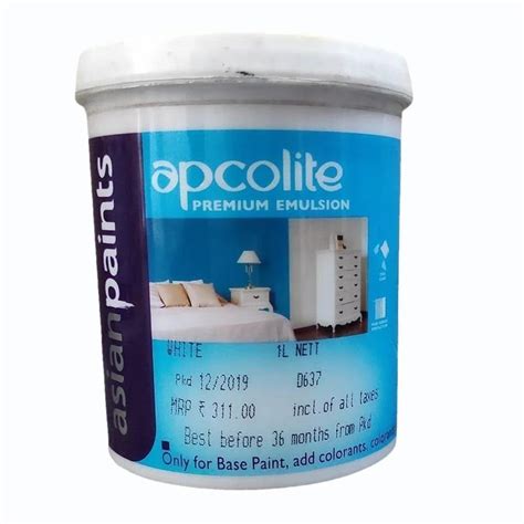 Litre Asian Paint Apcolite Premium Emulsion Paint At Best Price In Pune