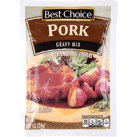 Best Choice Pork Gravy Mix Tonys