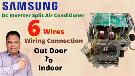 Samsung Dc Inverter Air Conditioner 6 Wires Wiring Connection Indoor To