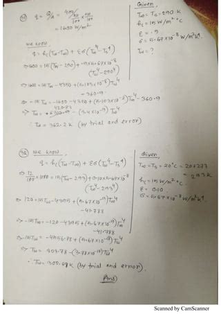 Heat Transfer A Basic Approach By M Necati Ozisik Chapter 1 Solution PDF