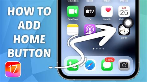 How To Add Home Button On Iphone Ios Youtube