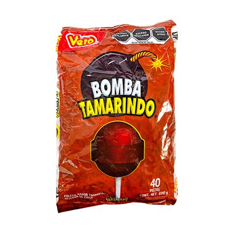 Paleta Bomba Tamarindo C40 Pz La Mimi