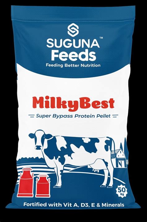 Milky Best Cattle Feed Packaging Type PP Bags 20 50 70 At Best