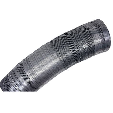 Manrose Aluminium Laminated Flexible Ducting Hose Silver 10m X 152mm Electrical Wholesaler