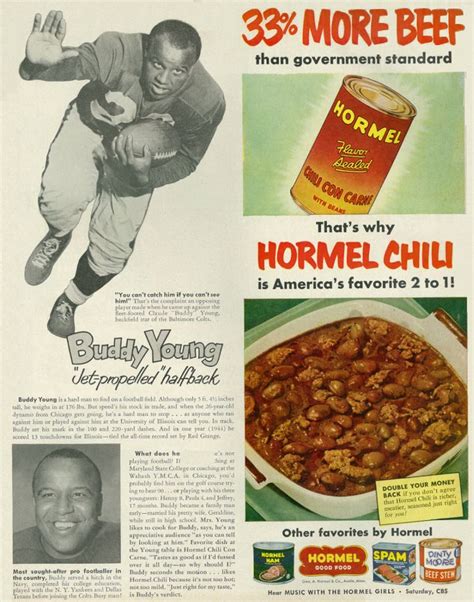 An Old Ad For Corned Beef From The S With Images Of Him And His