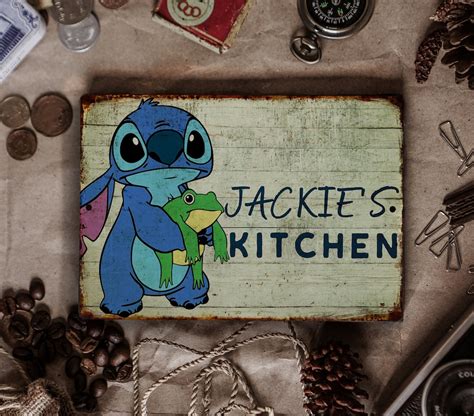 Lilo and Stitch Metal Sign, Lilo and Stitch, Stitch, Disney Gift, Ohana ...