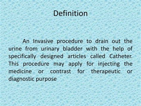 Urinary Catheterization Ppt