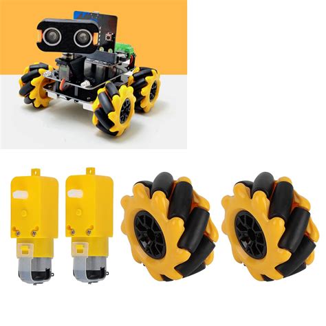 Buy Robot Mecanum Wheel, Smooth Running Rubber Material Mecanum Wheel ...