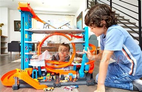 MATTEL HOT WHEELS CITY MEGA GARAŻ REKINA FTB69 TORY GARAŻE ZESTAWY sklep z zabawkami e