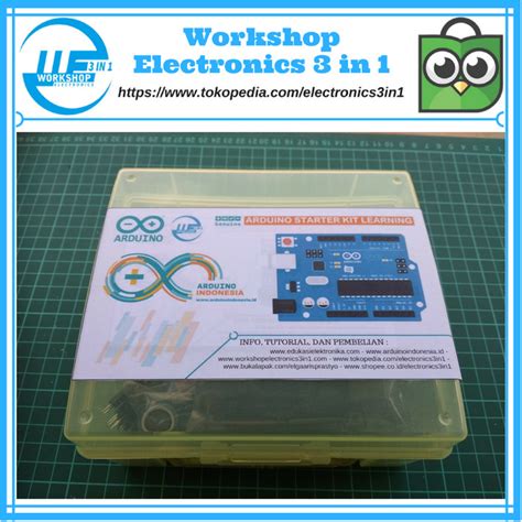 Jual Arduino Uno R Starter Kit Versi Paket Belajar Arduino Untuk