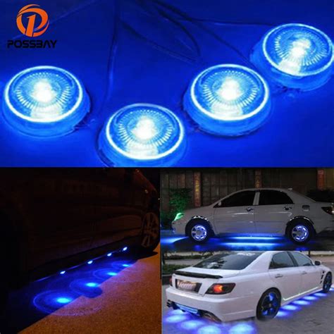 Buy Possbay 8pcs Blue Light Led Under Car Glow