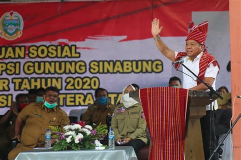 Bantuan Sosial Untuk Korban Erupsi Sinabung Dan Kebakaran Berastagi