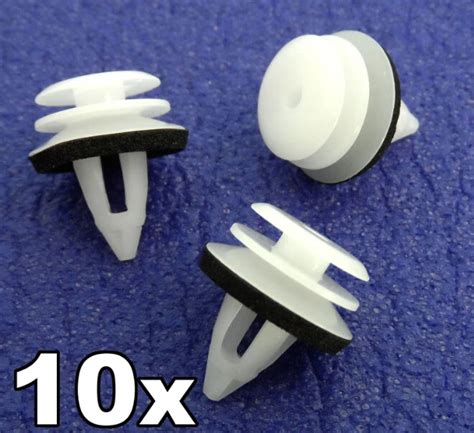 10x For BMW Interior Plastic Trim Clips Front Rear Door Card Panel