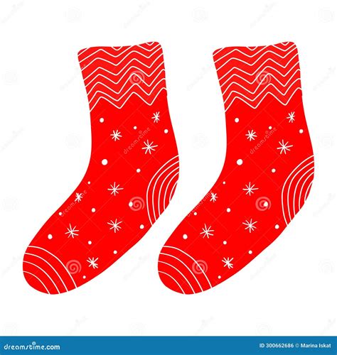 Pair Of Sock Icon Thin Line Art Template For Clothes Logo Black And