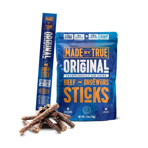 Original Flavor Beef Sticks Made By True