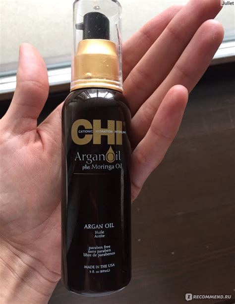 Масло для волос Chi Argan Oil Plus Moringa Oil Одно из лучших масел отзывы