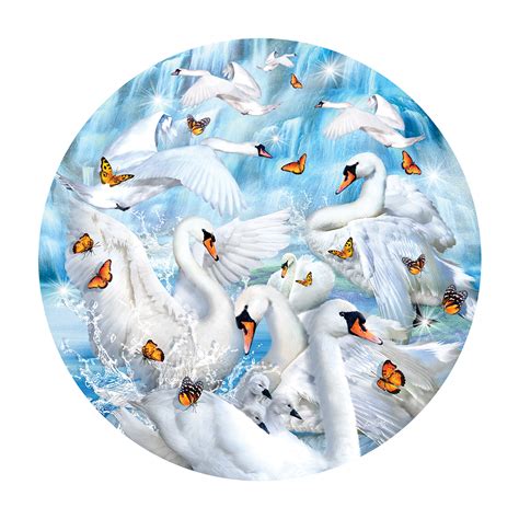 Puzzle Lori Schory Swan Waterfall Sunsout 35134 1000 pièces Puzzles