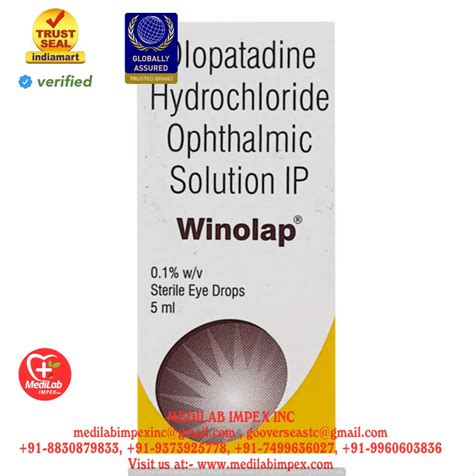 Olopatadine Hydrochloride Eye Drops 02 At ₹ 50piece In Nagpur Id