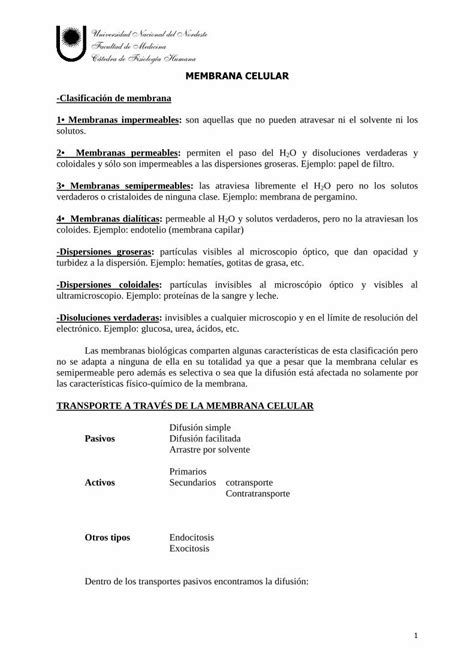 PDF Membrana Celular Reporte Pdf DOKUMEN TIPS