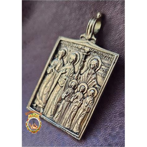 Купить меднолитую икону Вера,Надежда,Любовь,София Малая (250р) в ...
