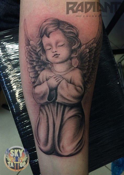 16 Angel Tattoo Designs That Come With Powerful Meanings Baby Angel