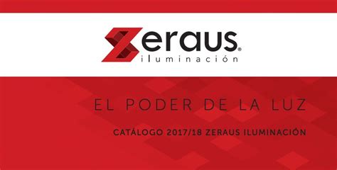 Zeraus Iluminación presenta su catálogo 2017 2018 Iluminet revista