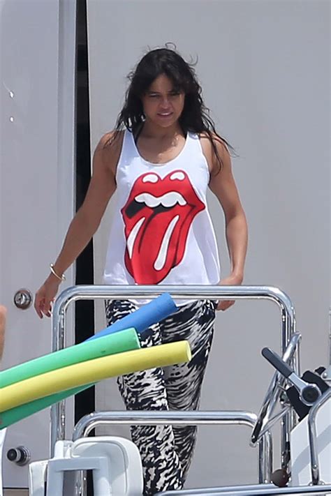 Michelle Rodriguez Shows Off Her Bikini Body In Formentera Celeb Donut